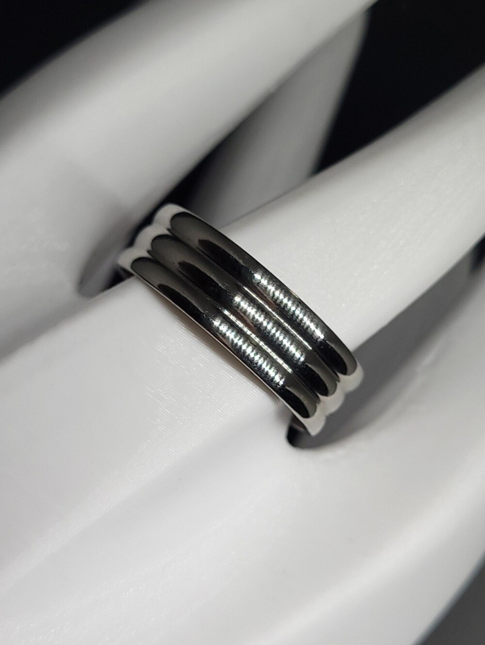 $1 | 11.5 | Bubble Groove Wide Band Ring